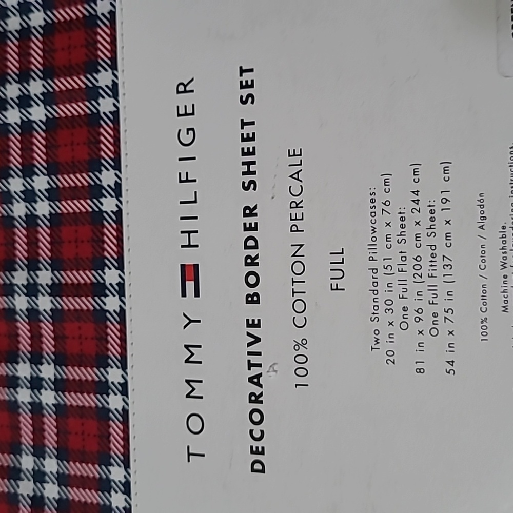 Tommy Hilfiger Full Sheet Set - Picture 3 of 4